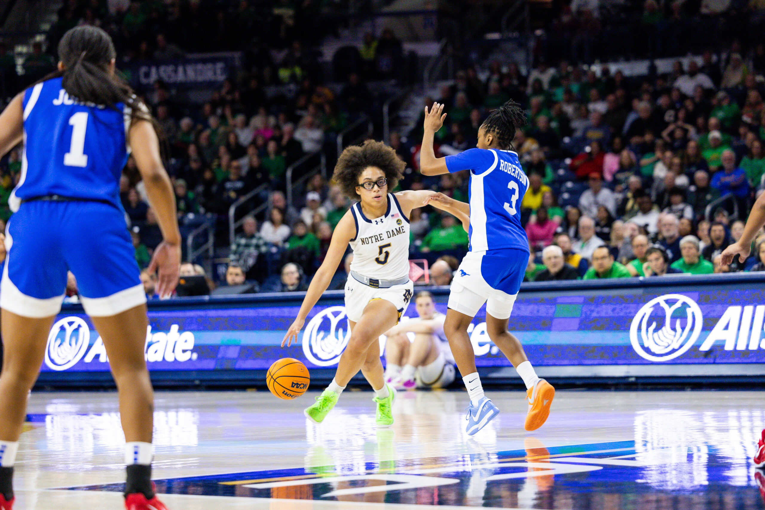 Winning Ways Continue As Third-Ranked Irish Stifle SMU, 88-64